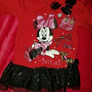 cute baby girl minnie mouse top 12-18M